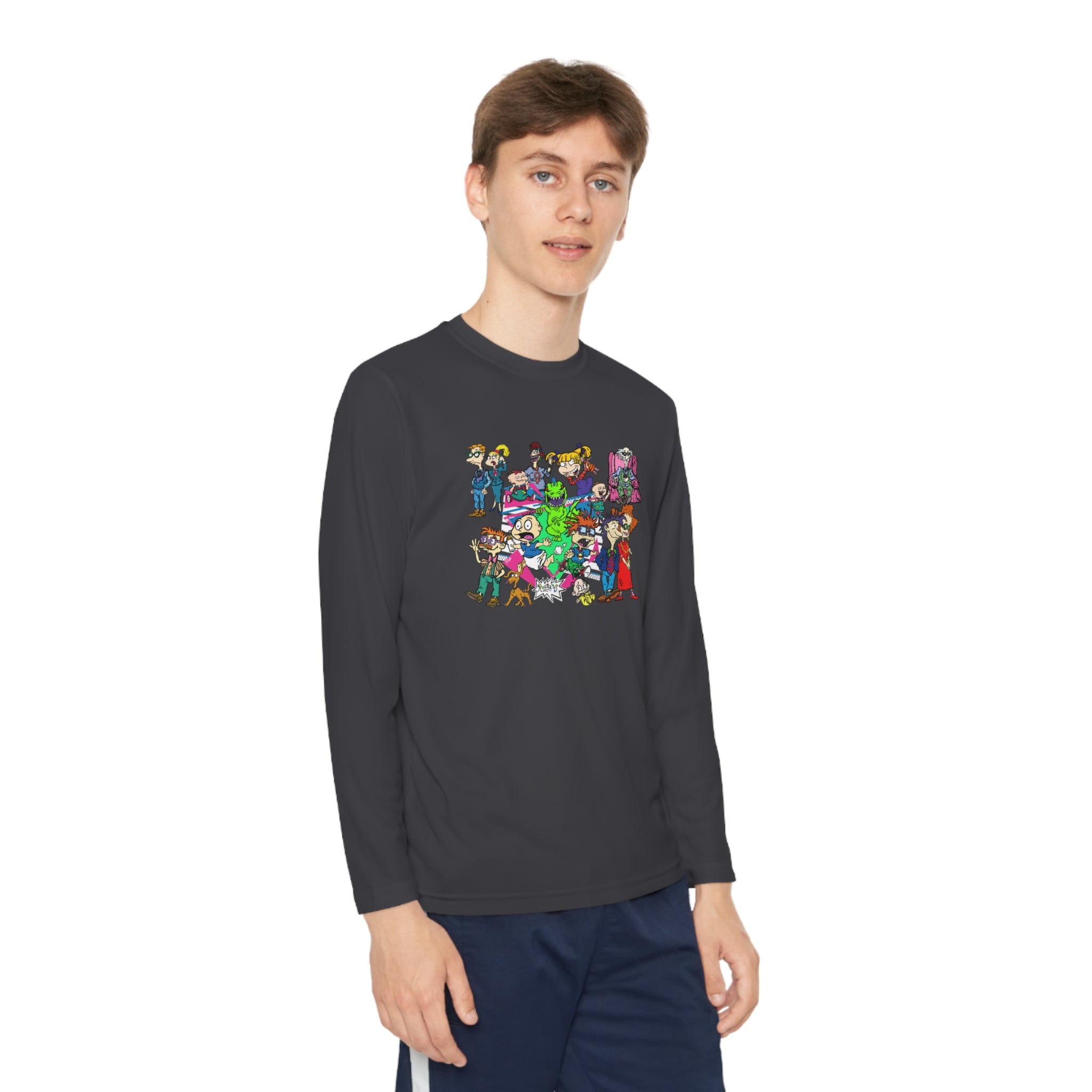 Hand Drawn Rugrats Youth Long Sleeve Competitor Tee