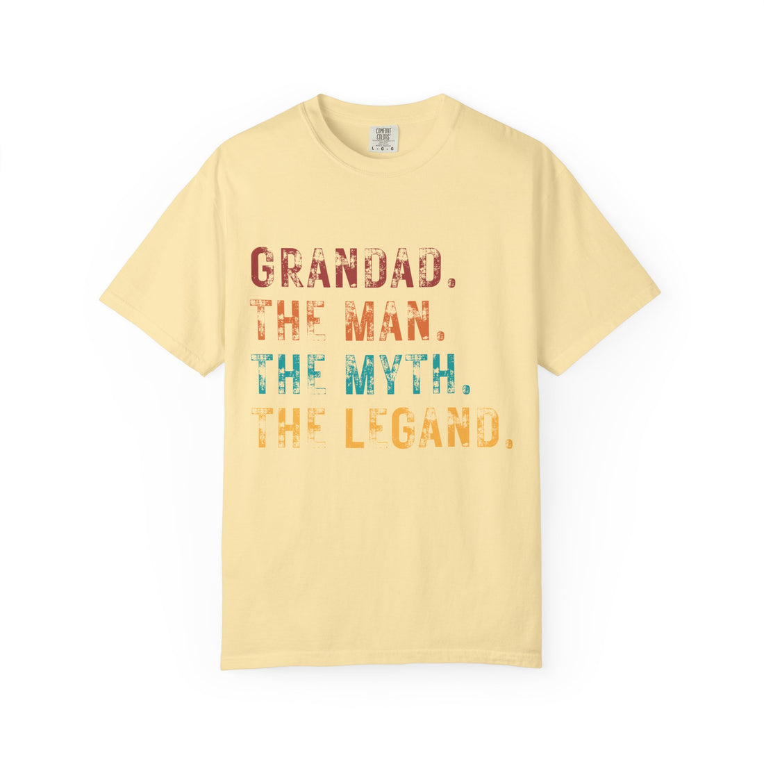 Grandad Tribute T-Shirt - The Man, The Myth, The Legend - Perfect Gift for Father&