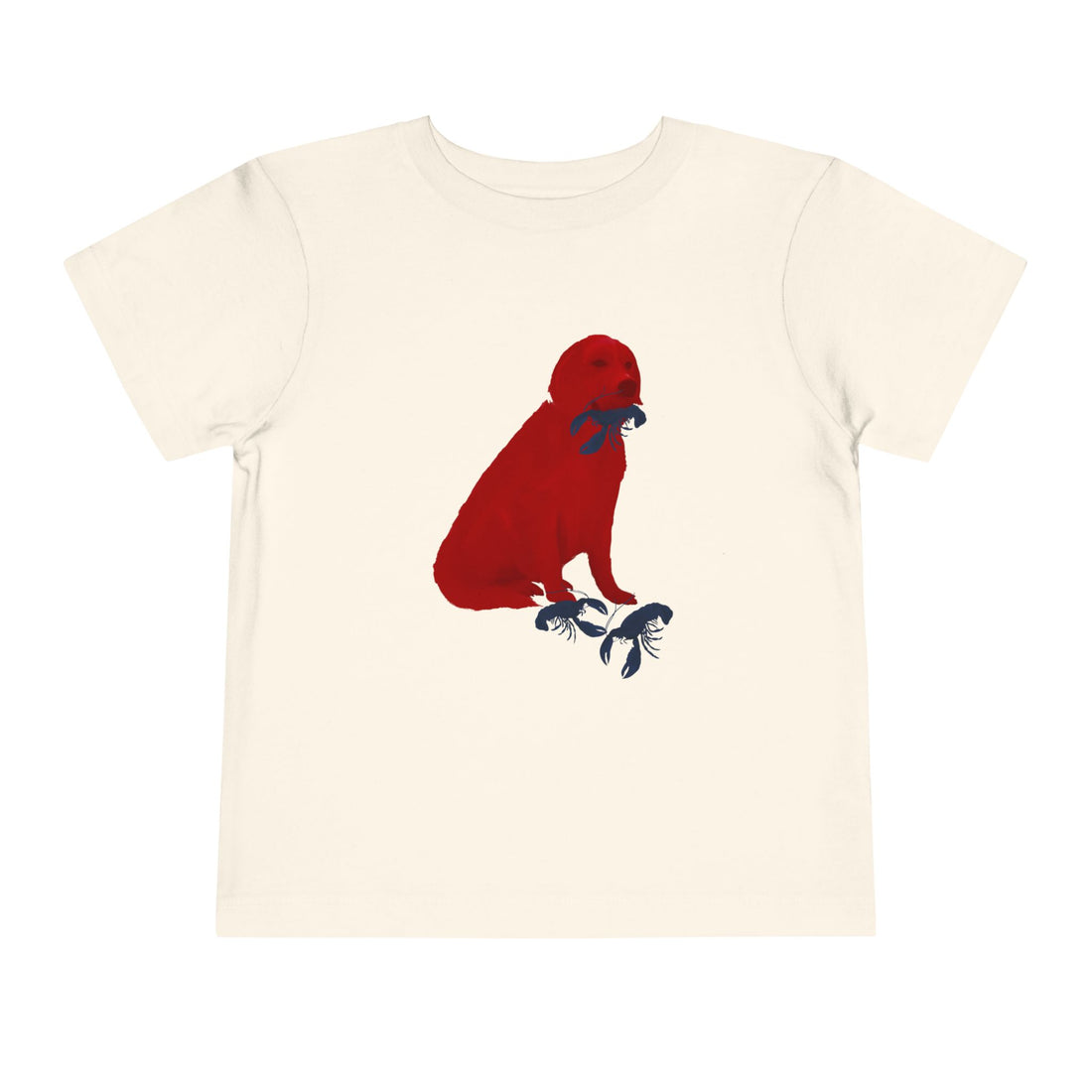 Red White and Blue Patriotic Golden Retriever, Trendy Tee, Toddler Tee, Cute Kids Shirt, Fun Animal Tee, Toddler Gift, Summer Playwear, Red White Blue Kids T-Shirt