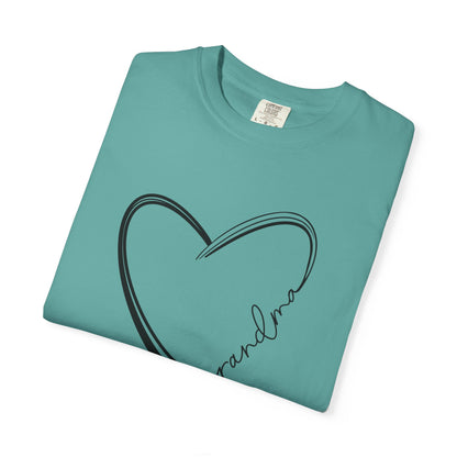Hand Drawn Grandma Love Heart Unisex T-Shirt | Gift for Grandma | Casual Wear | Mother&
