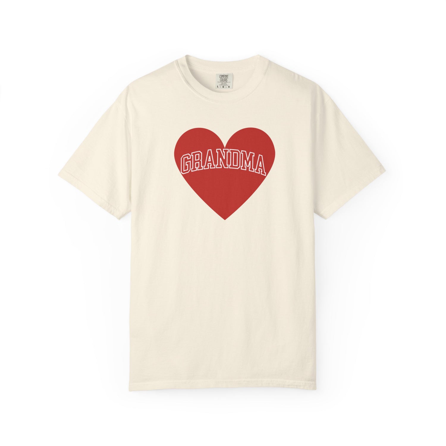 Heart &amp; Soul Love My Grandma T-Shirt, Unisex Garment-Dyed Tee for Grandparents, Birthday Gift, Mother&