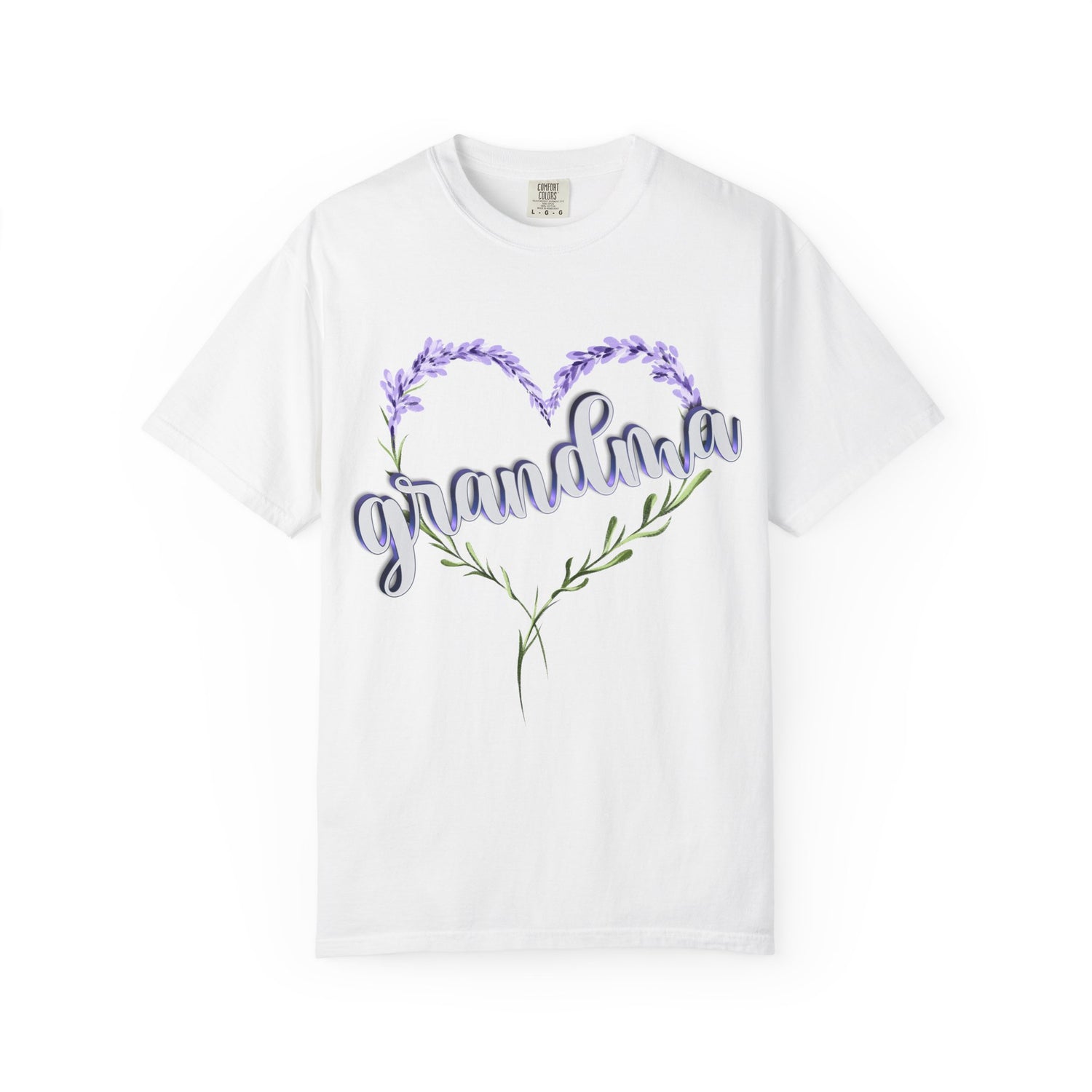 Grandma Purple Flower 3D T-Shirt, Gift for Grandmother, Mother&