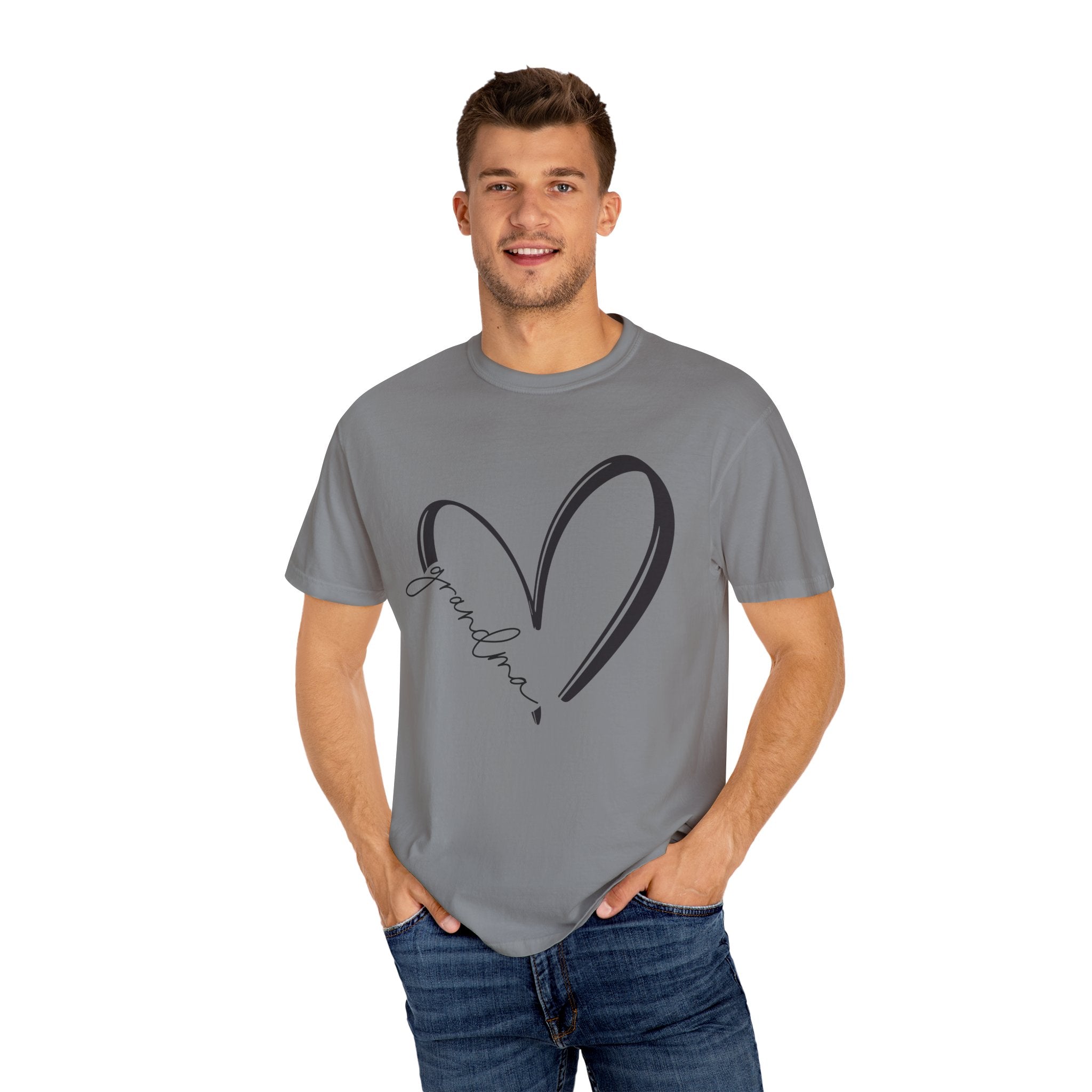 Love Grandma T-Shirt, Unisex Gift for Grandmothers, Casual Tee, Birthday, Mother&
