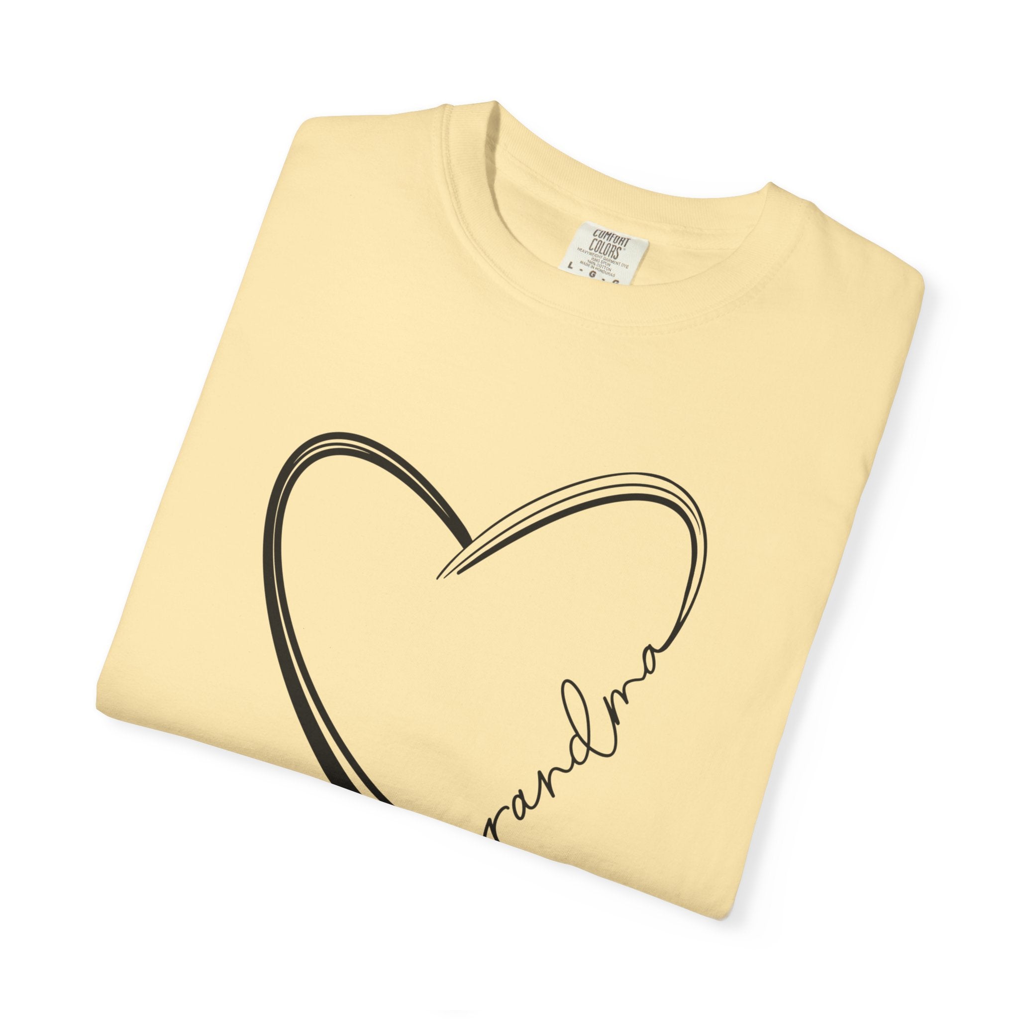 Hand Drawn Grandma Love Heart Unisex T-Shirt | Gift for Grandma | Casual Wear | Mother&