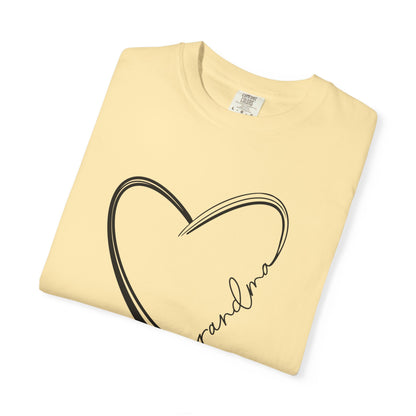 Hand Drawn Grandma Love Heart Unisex T-Shirt | Gift for Grandma | Casual Wear | Mother&