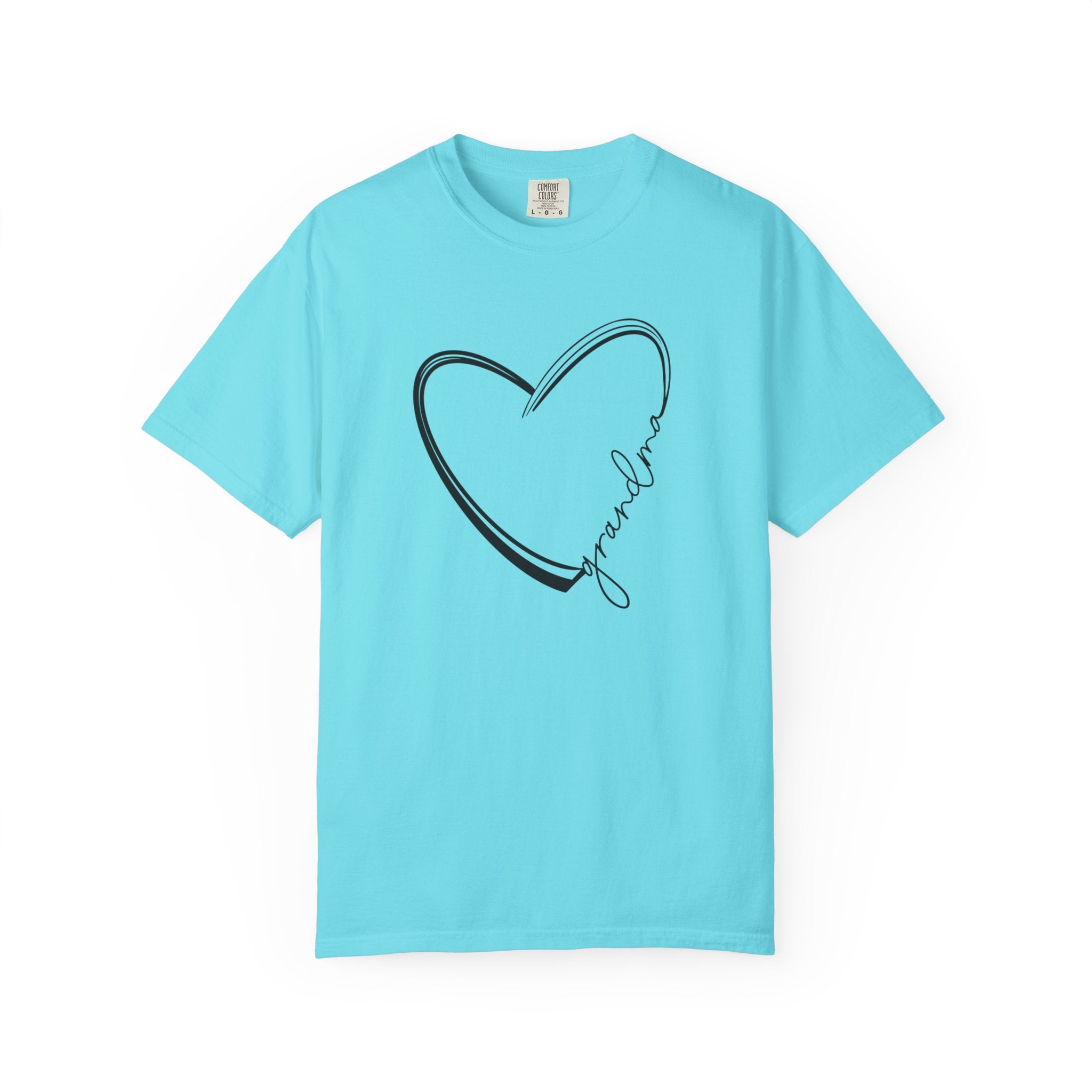 Hand Drawn Grandma Love Heart Unisex T-Shirt | Gift for Grandma | Casual Wear | Mother&