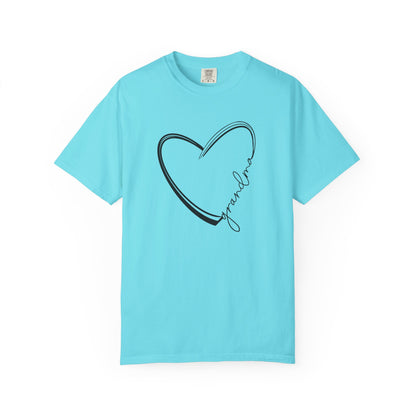 Hand Drawn Grandma Love Heart Unisex T-Shirt | Gift for Grandma | Casual Wear | Mother&