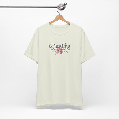 Floral Retro Grandma Tee – Perfect Gift for Mother&