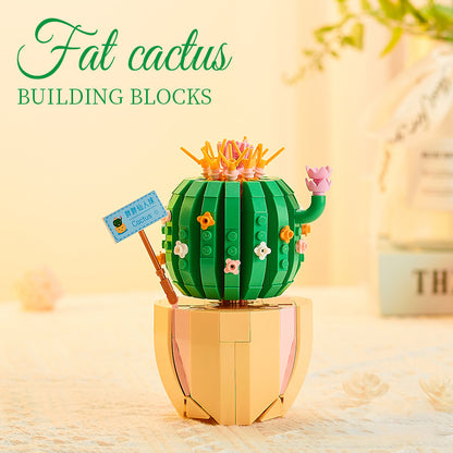 Succulent Blocks Assembled Plants Simulation Bouquet Potted Children&