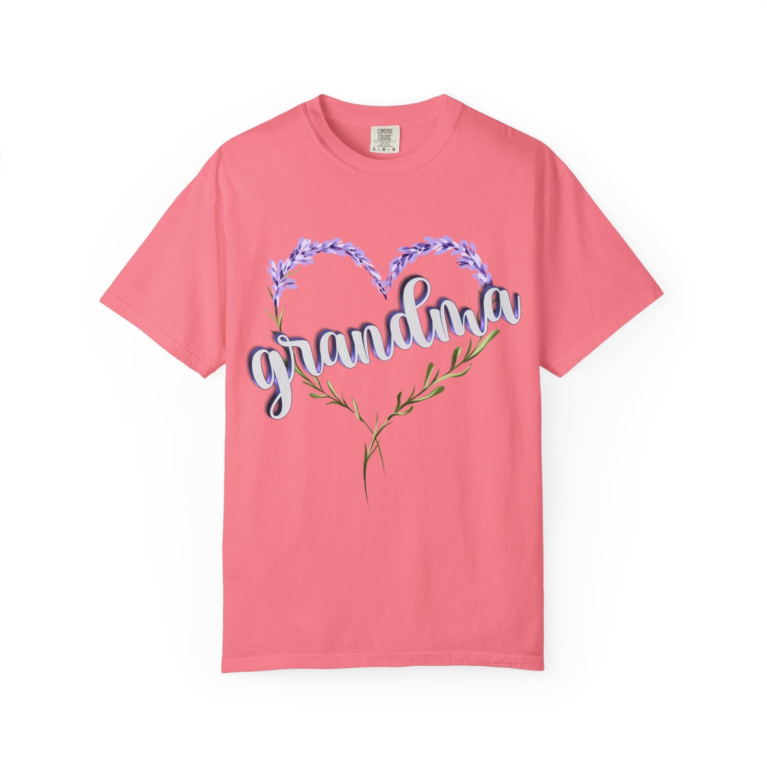 Grandma Purple Flower 3D T-Shirt, Gift for Grandmother, Mother&
