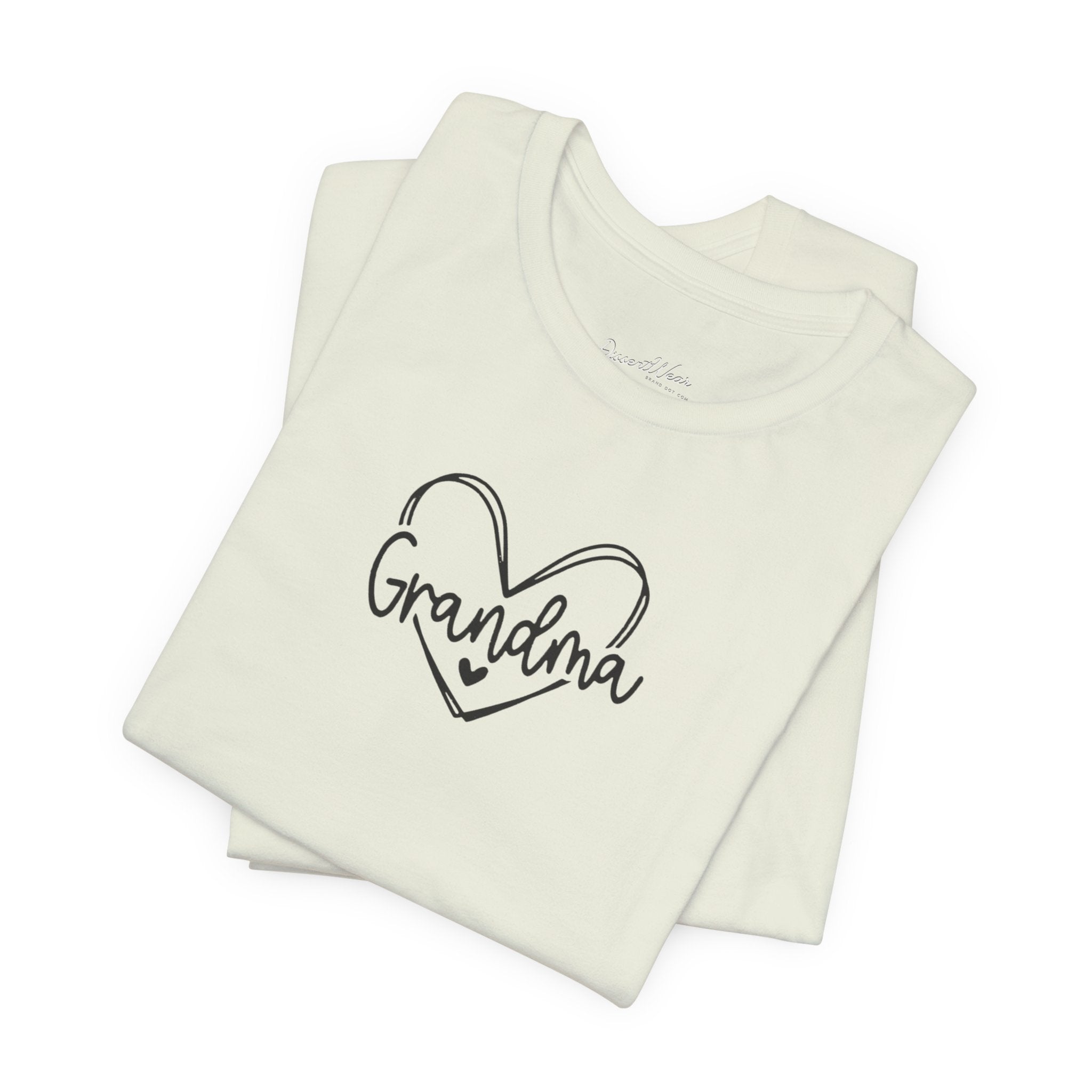 Grandma Trendy Heart Unisex Jersey Tee, Mother&
