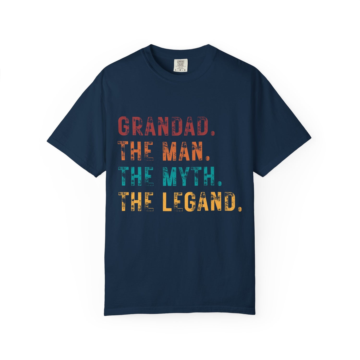 Grandad Tribute T-Shirt - The Man, The Myth, The Legend - Perfect Gift for Father&