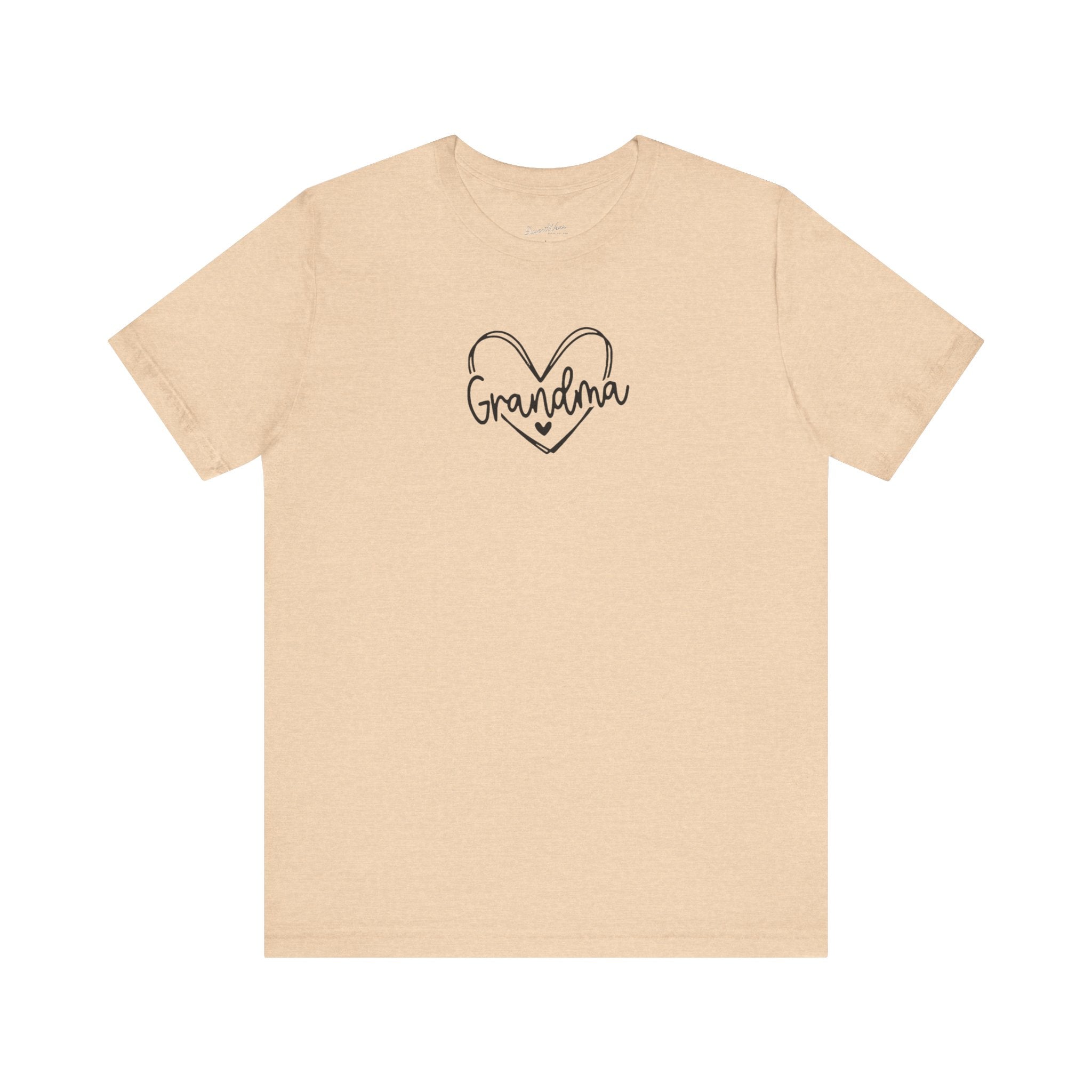 Grandma Trendy Heart Unisex Jersey Tee, Mother&