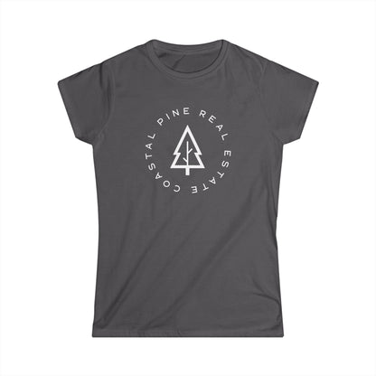 Coastal Pine Real Estate Logo Tee — Women&