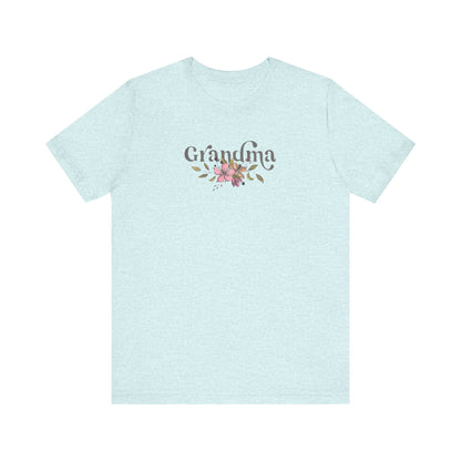 Floral Retro Grandma Tee – Perfect Gift for Mother&