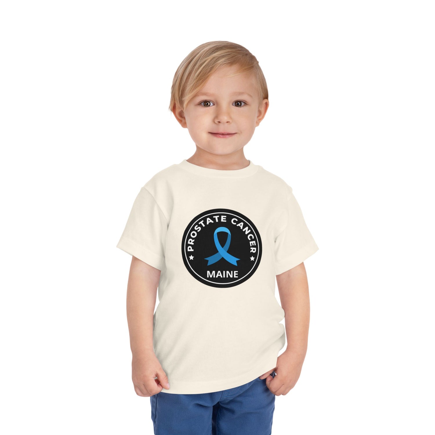 Prostate Cancer Maine Toddler Short Sleeve Tee