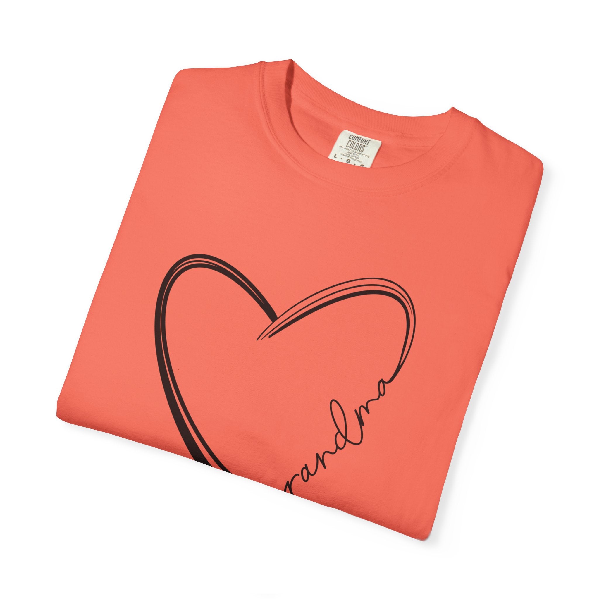 Hand Drawn Grandma Love Heart Unisex T-Shirt | Gift for Grandma | Casual Wear | Mother&