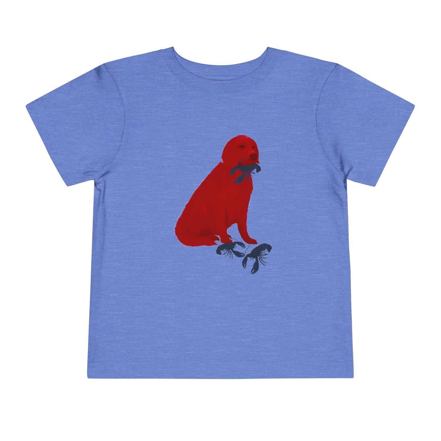 Red White and Blue Patriotic Golden Retriever, Trendy Tee, Toddler Tee, Cute Kids Shirt, Fun Animal Tee, Toddler Gift, Summer Playwear, Red White Blue Kids T-Shirt