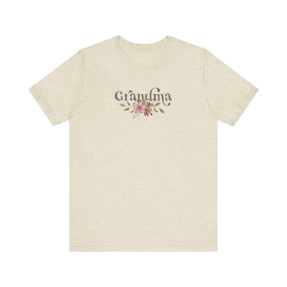 Floral Retro Grandma Tee – Perfect Gift for Mother&