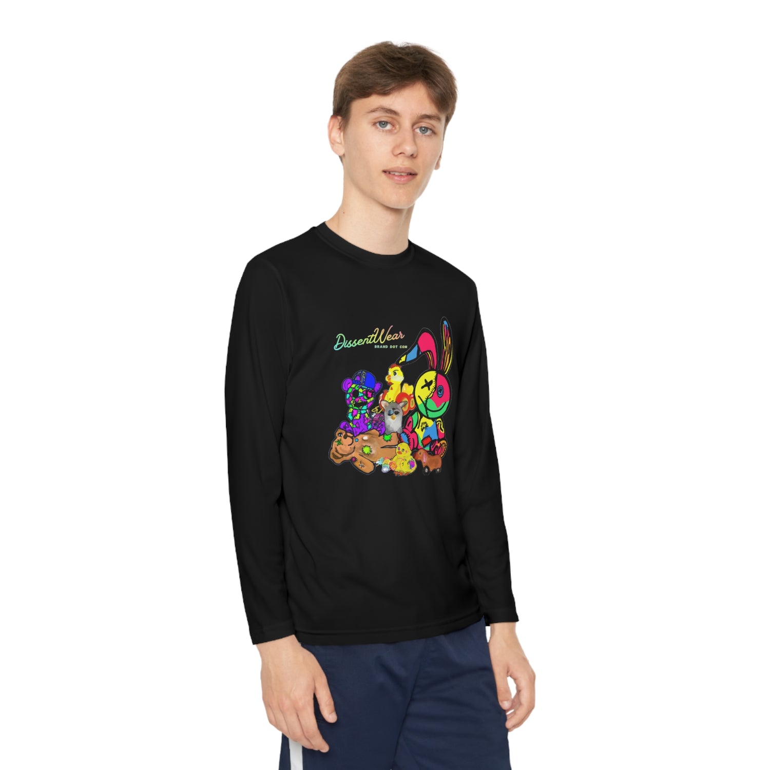 Youth Long Sleeve Tee - Broken Toys Club Hand Drawn