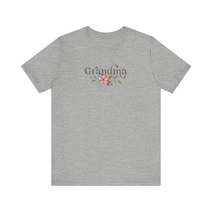 Floral Retro Grandma Tee – Perfect Gift for Mother&