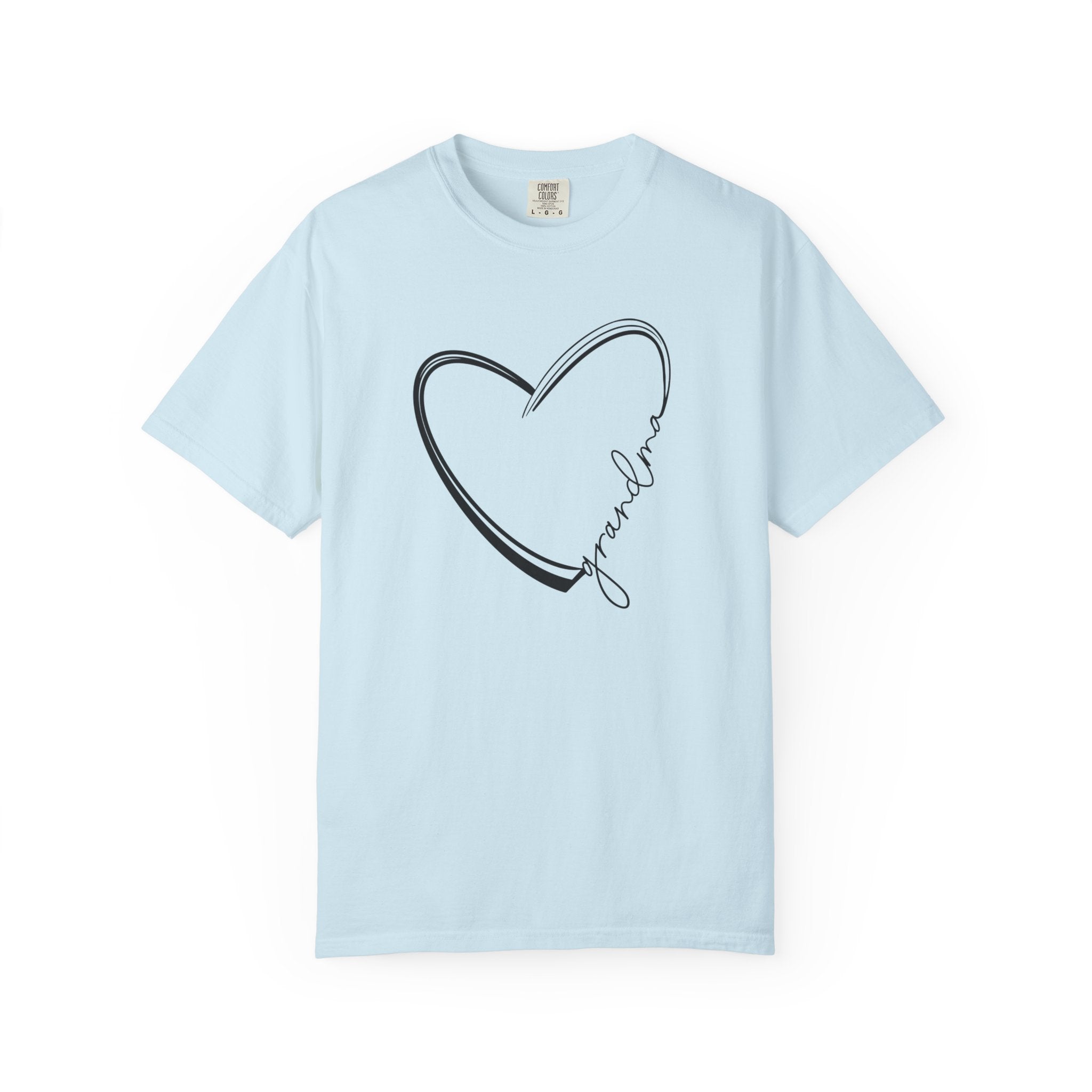 Hand Drawn Grandma Love Heart Unisex T-Shirt | Gift for Grandma | Casual Wear | Mother&