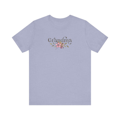 Floral Retro Grandma Tee – Perfect Gift for Mother&