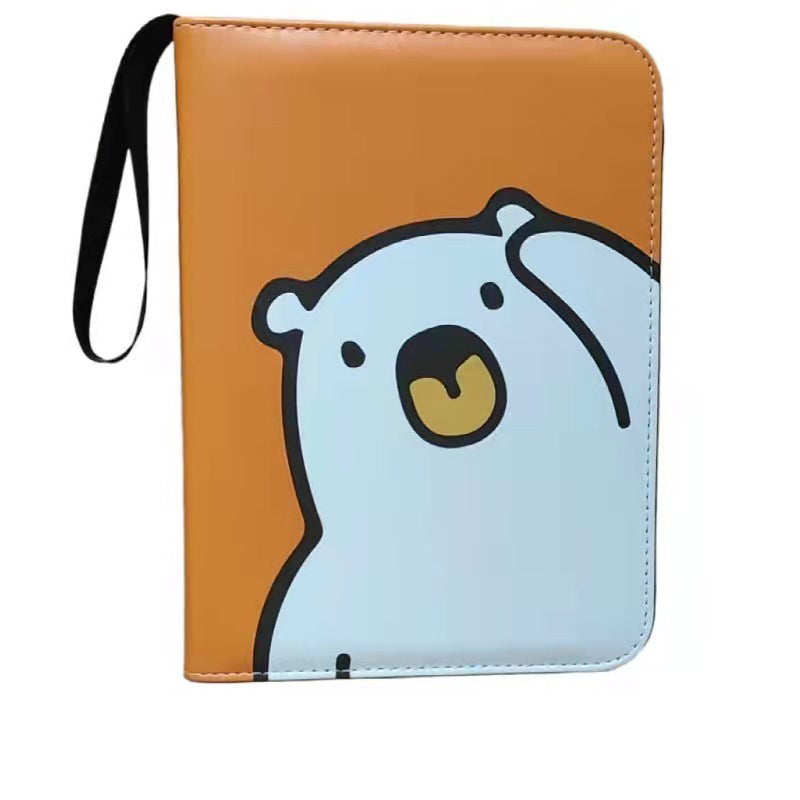 Pokémon Card Book Four Grid Zipper Card Book Game Card Collection Bag Pokémon Card Book Binder