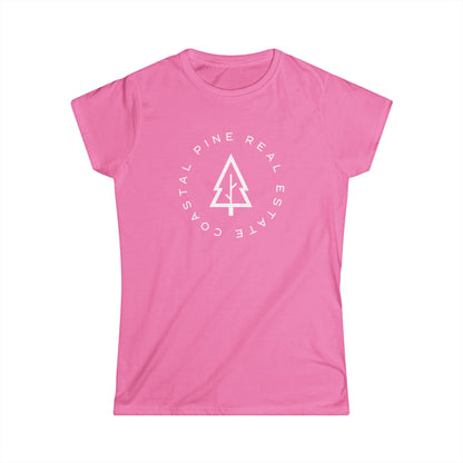 Coastal Pine Real Estate Logo Tee — Women&
