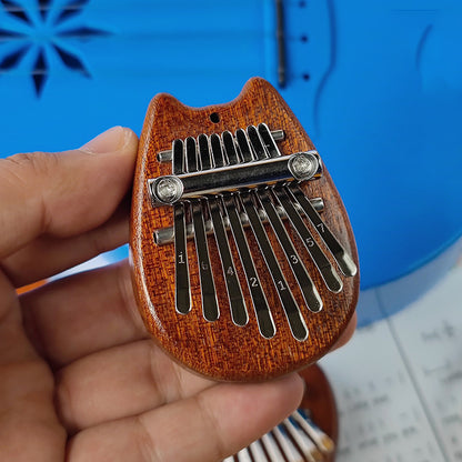 Mini Thumb Piano 8-Note Mini Kalimba Crystal Clear Five Finger Piano Portable Beginner Finger Piano Musical Instrument