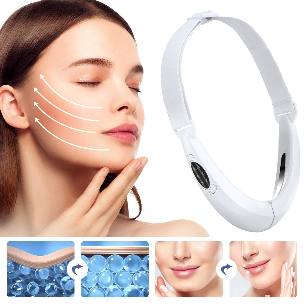 Red Light Therapy Blue Light Therapy Micro Current Color Light V Face Instrument Tightening Beauty Instrument Hot Compress Lifting Face Slimming Instrument