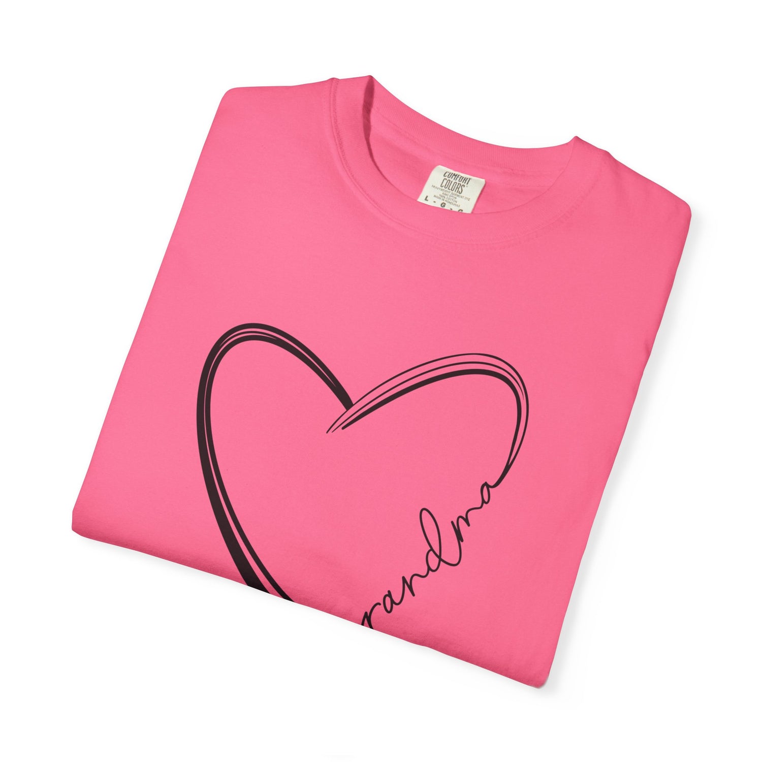 Hand Drawn Grandma Love Heart Unisex T-Shirt | Gift for Grandma | Casual Wear | Mother&