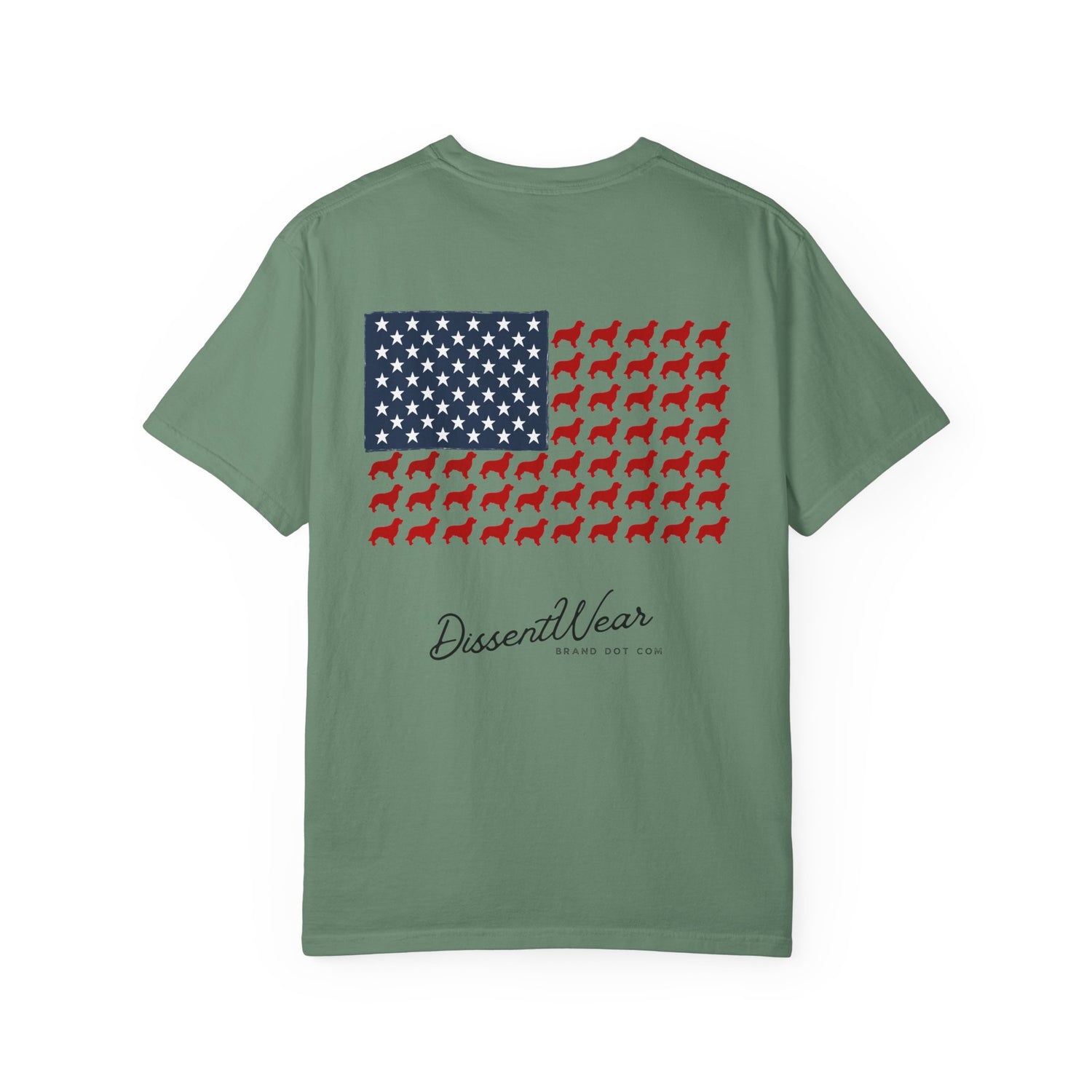 Patriotic Graphic T-Shirt Featuring Golden Retriever Design, Red White and Blue, 4th of July, Flag,  Unisex Tee for Casual Wear, Animal Lover Gift, Independence Day Celebration, [...]