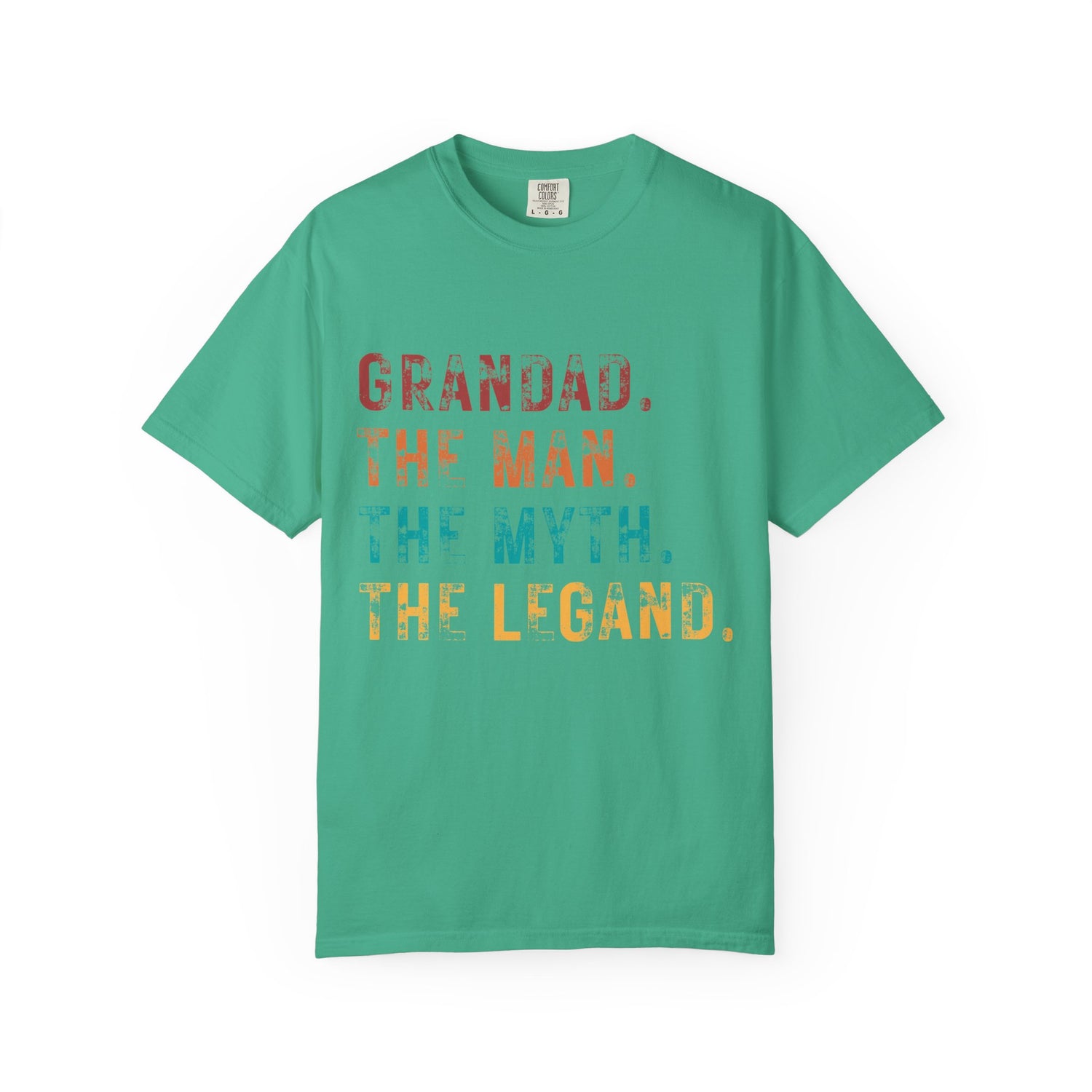 Grandad Tribute T-Shirt - The Man, The Myth, The Legend - Perfect Gift for Father&