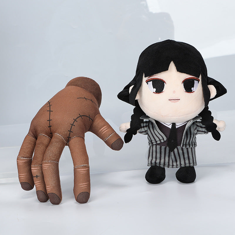 Wednesday Addams Doll Episodes Around Plush Toys