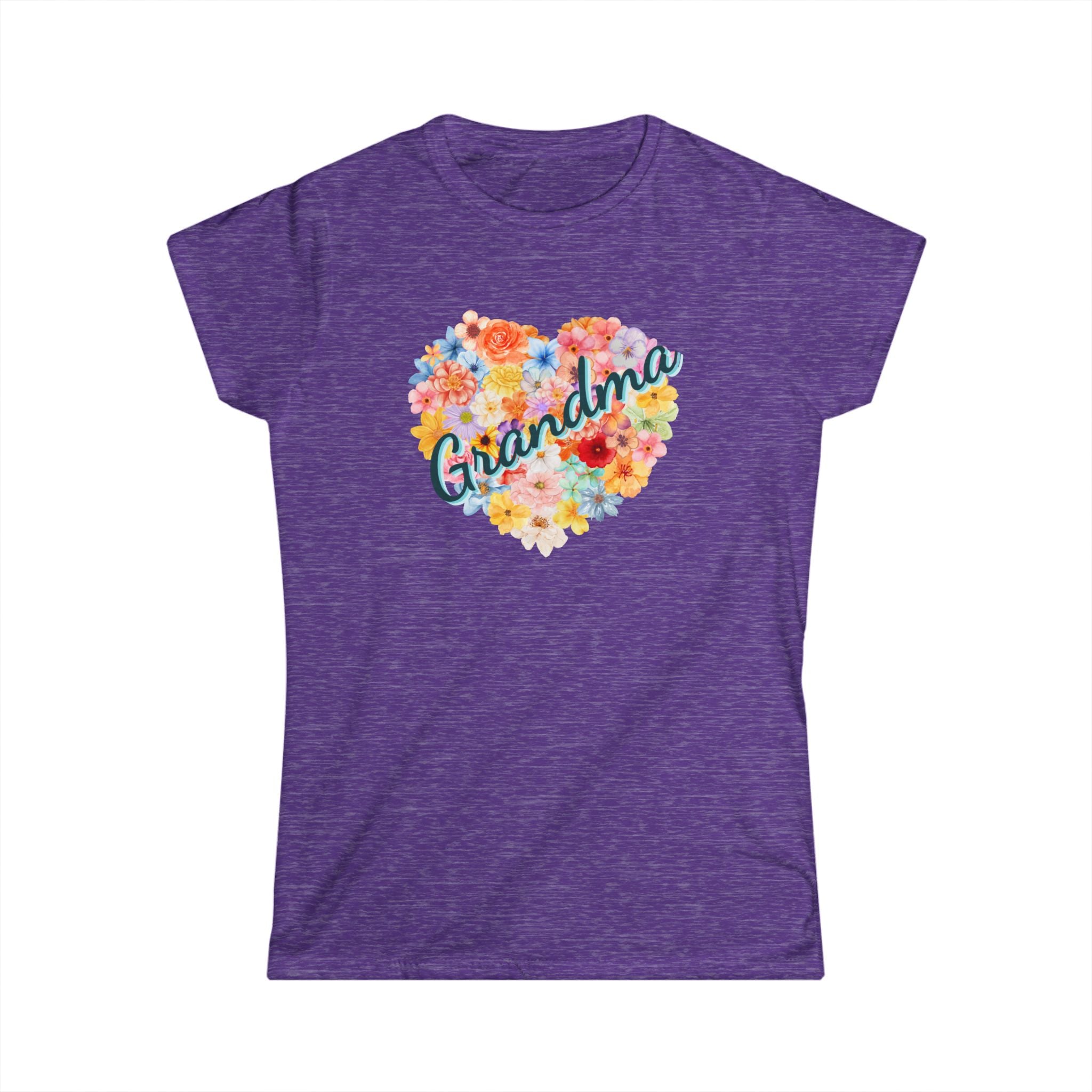 Floral Grandma Tee - Perfect Gift for Mother&