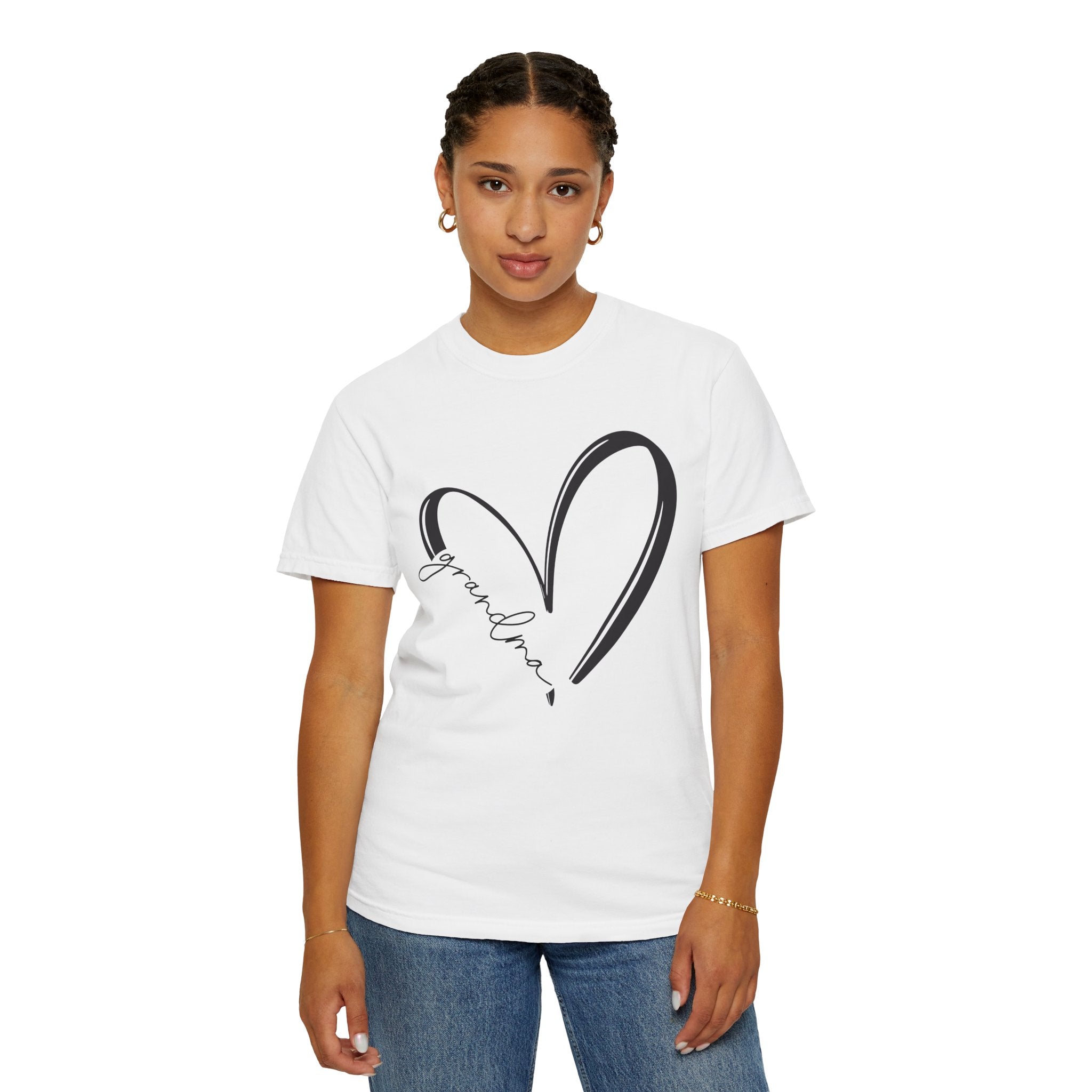 Love Grandma T-Shirt, Unisex Gift for Grandmothers, Casual Tee, Birthday, Mother&