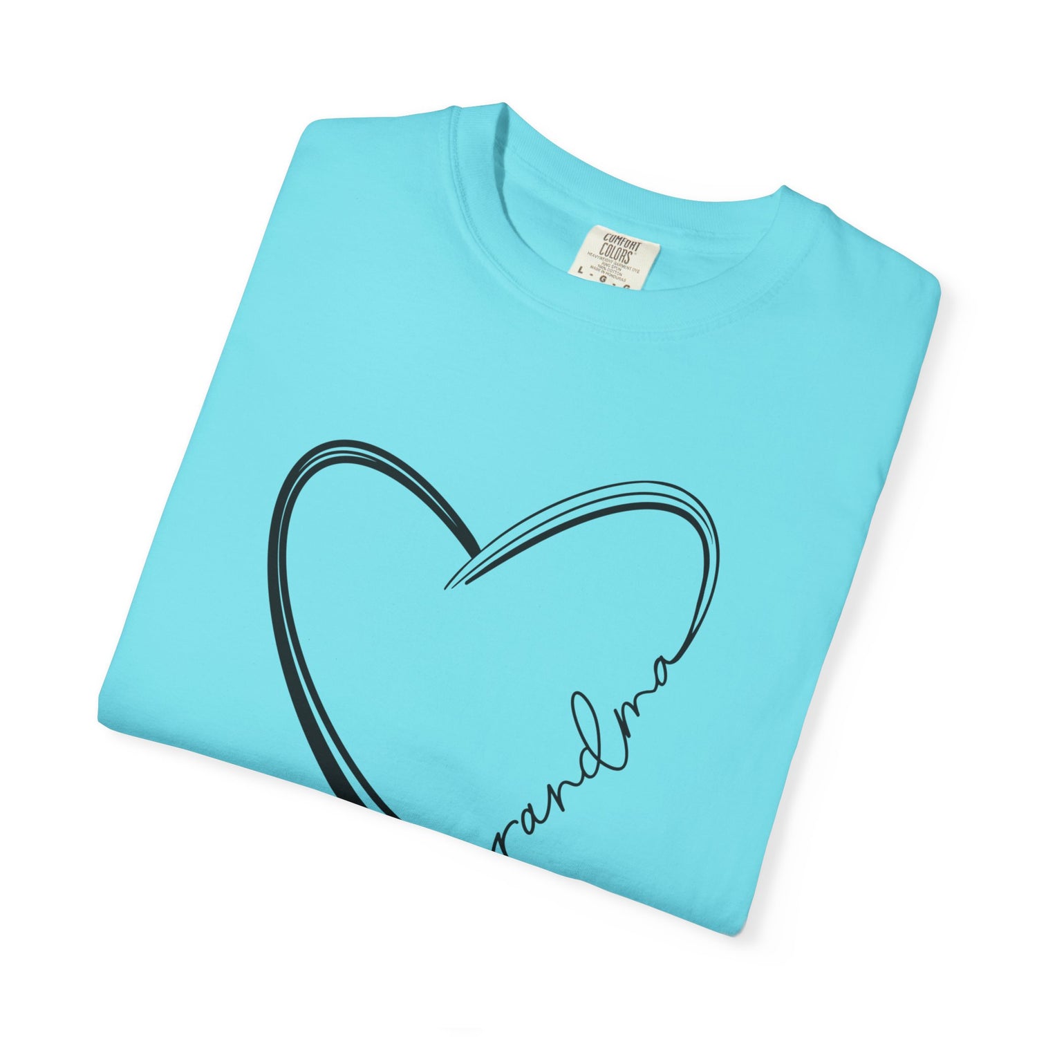 Hand Drawn Grandma Love Heart Unisex T-Shirt | Gift for Grandma | Casual Wear | Mother&