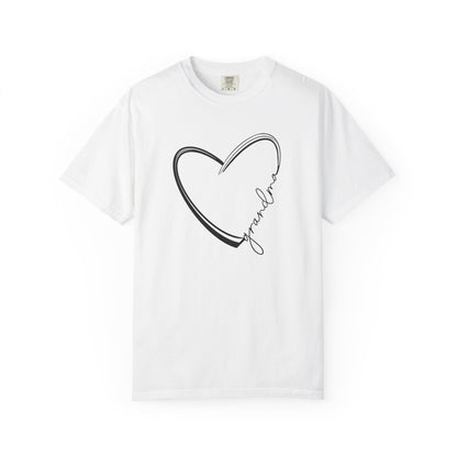 Hand Drawn Grandma Love Heart Unisex T-Shirt | Gift for Grandma | Casual Wear | Mother&