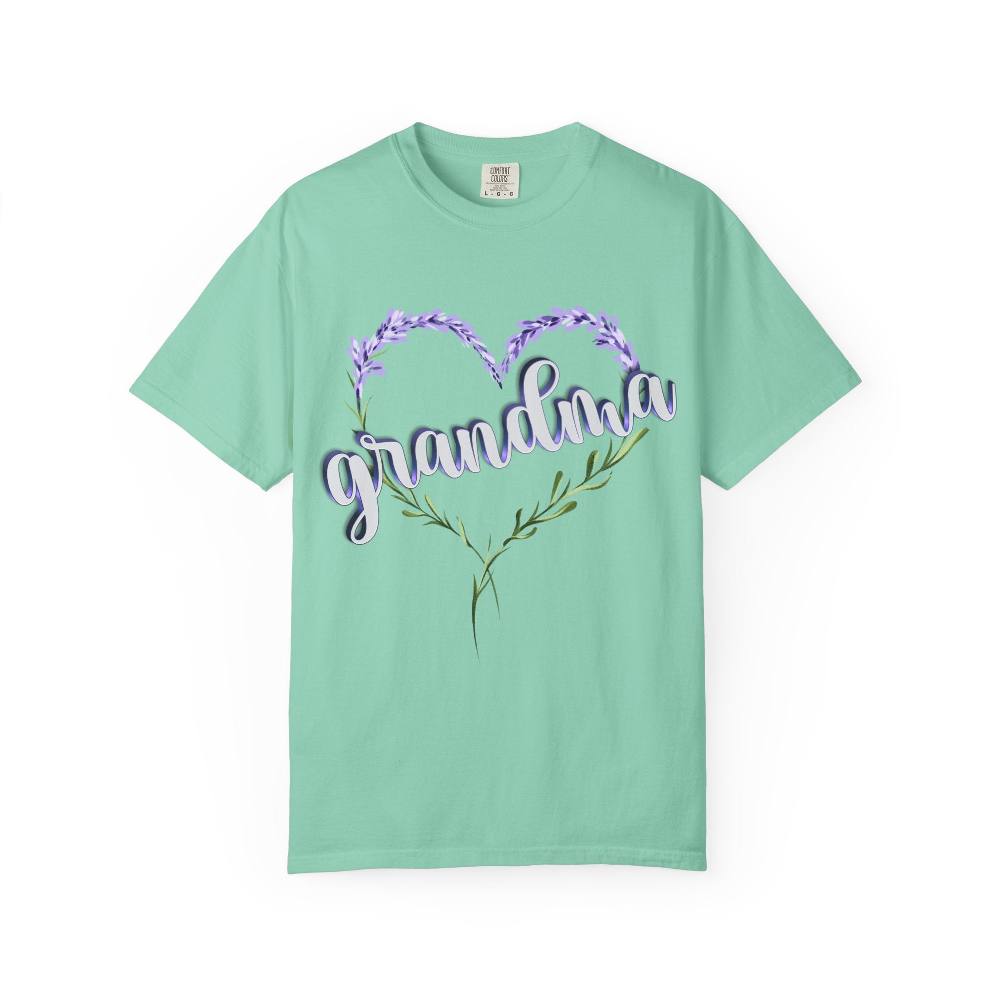 Grandma Purple Flower 3D T-Shirt, Gift for Grandmother, Mother&