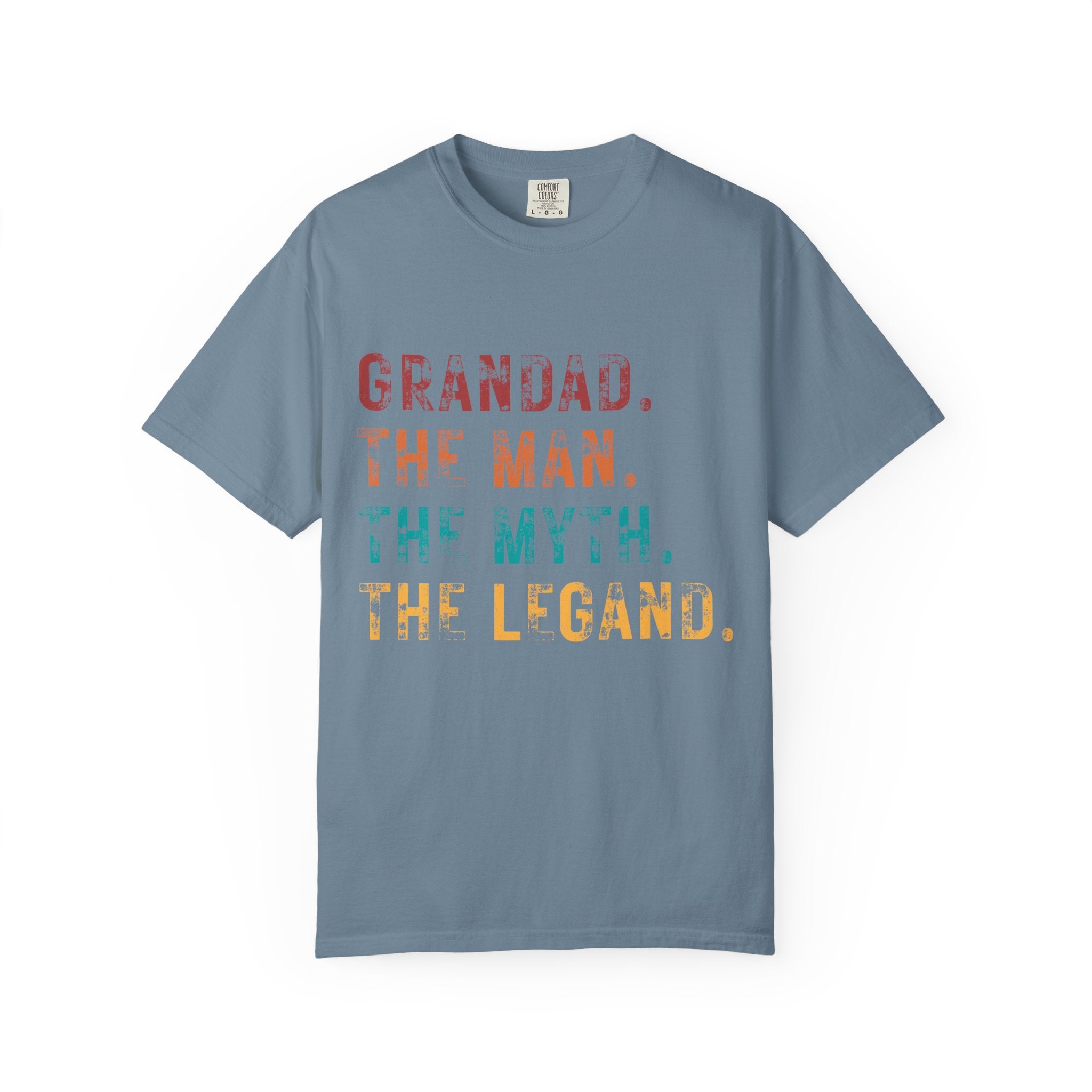 Grandad Tribute T-Shirt - The Man, The Myth, The Legend - Perfect Gift for Father&