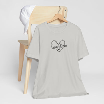 Grandma Trendy Heart Unisex Jersey Tee, Mother&