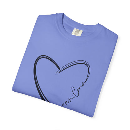Hand Drawn Grandma Love Heart Unisex T-Shirt | Gift for Grandma | Casual Wear | Mother&