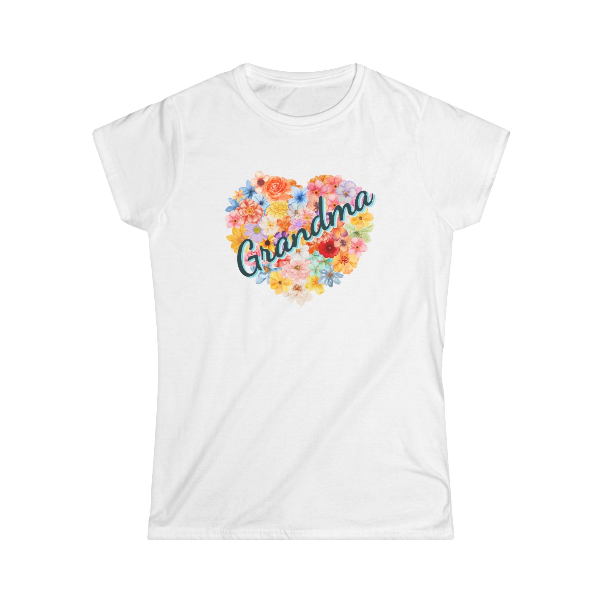 Floral Grandma Tee - Perfect Gift for Mother&