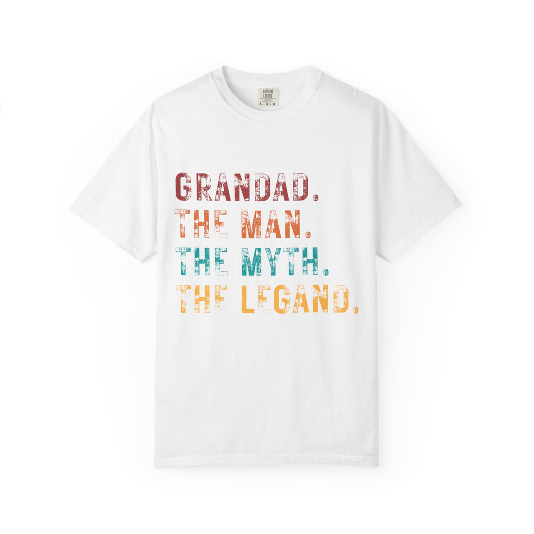 Grandad Tribute T-Shirt - The Man, The Myth, The Legend - Perfect Gift for Father&