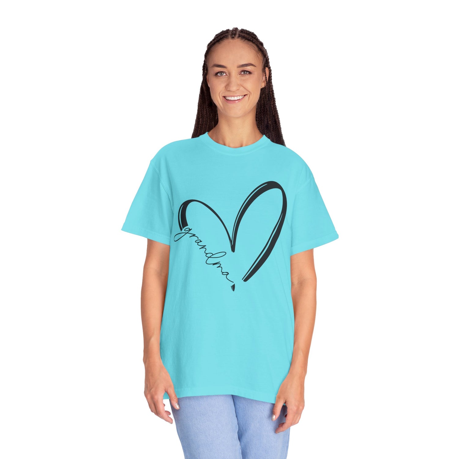 Love Grandma T-Shirt, Unisex Gift for Grandmothers, Casual Tee, Birthday, Mother&