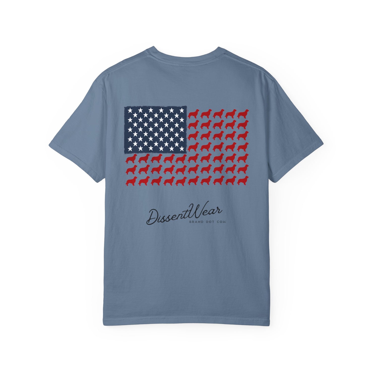 Patriotic Graphic T-Shirt Featuring Golden Retriever Design, Red White and Blue, 4th of July, Flag,  Unisex Tee for Casual Wear, Animal Lover Gift, Independence Day Celebration, [...]