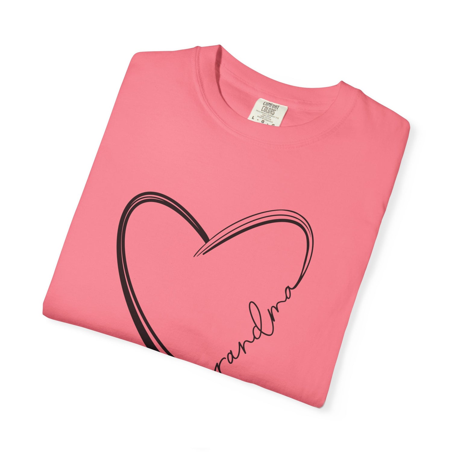 Hand Drawn Grandma Love Heart Unisex T-Shirt | Gift for Grandma | Casual Wear | Mother&