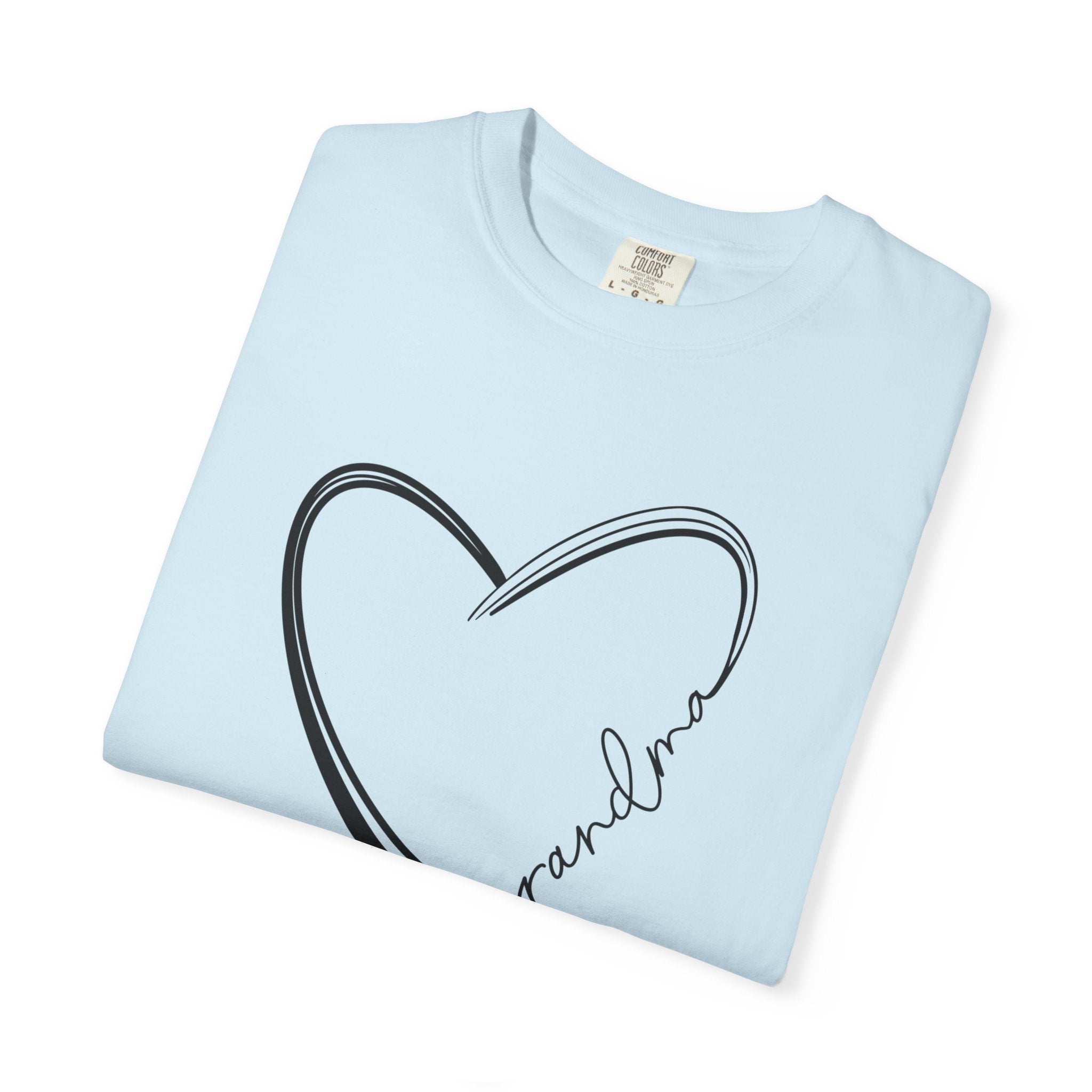 Hand Drawn Grandma Love Heart Unisex T-Shirt | Gift for Grandma | Casual Wear | Mother&