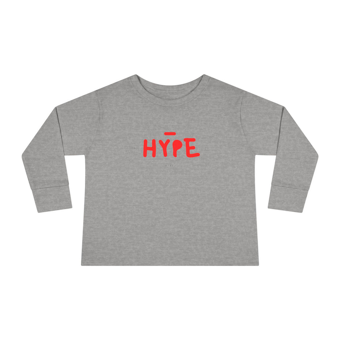 Toddler Long Sleeve Tee HYPE Trendy Toddler Long Sleeve T Shirt